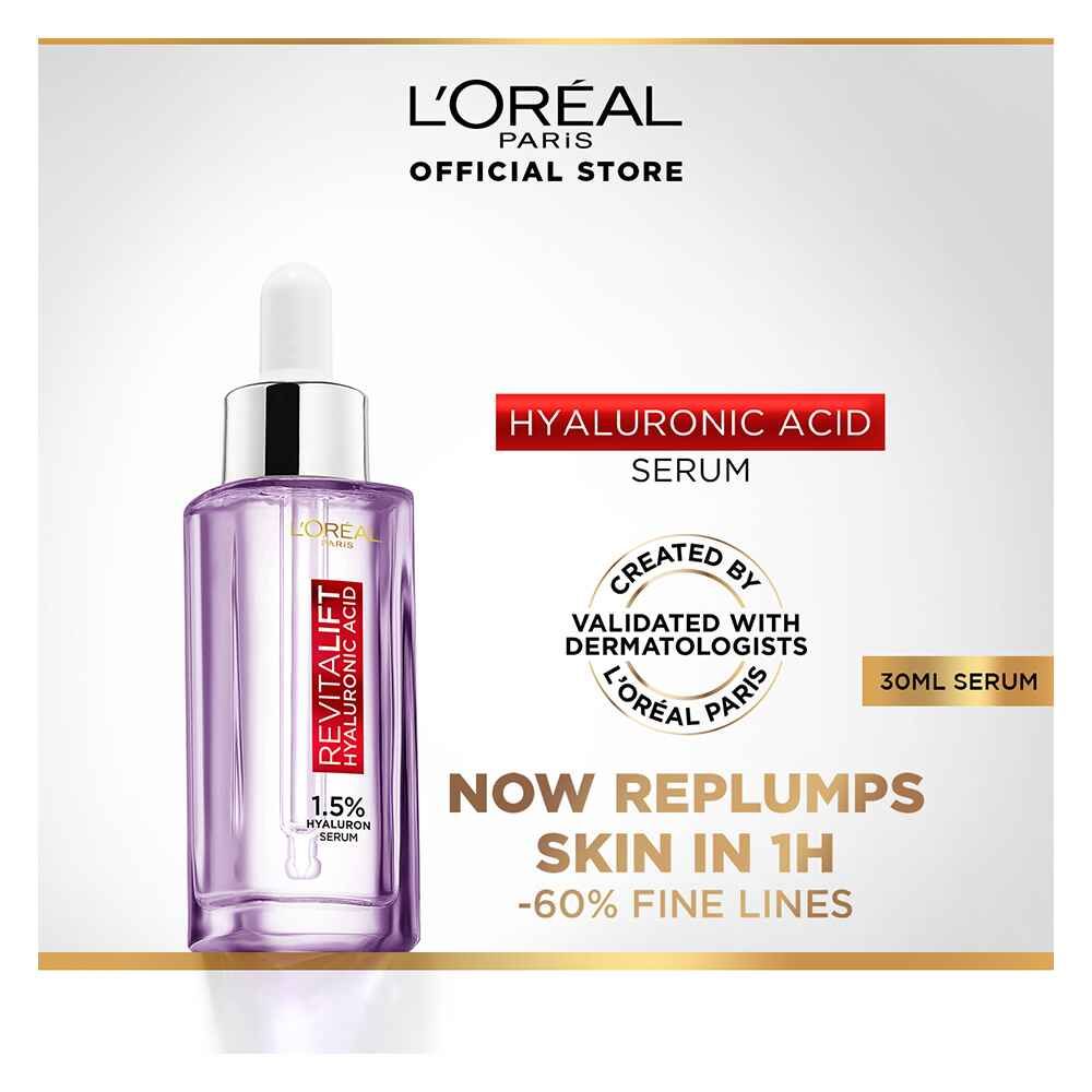 L'Oreal Paris Innovation Revitalift Hyaluronic Acid 1.5% Hyaluron Serum, 30ml