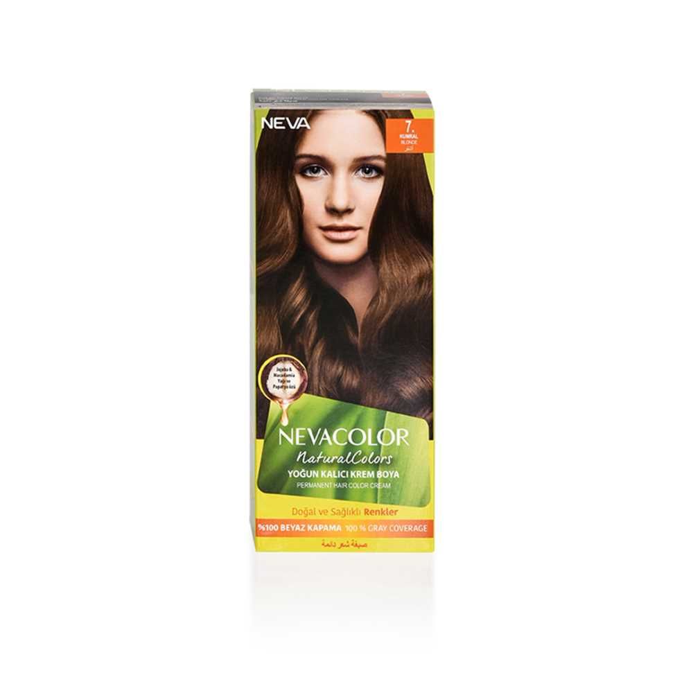 Neva Hair Color, 50ml, Kit Pack No. 7 Blonde