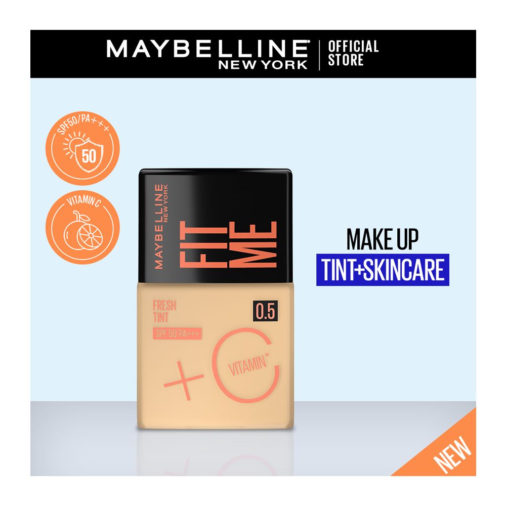 Maybelline Fit Me 0.5 Fresh Tint With SPF 50 & Vitamin C, 30ml