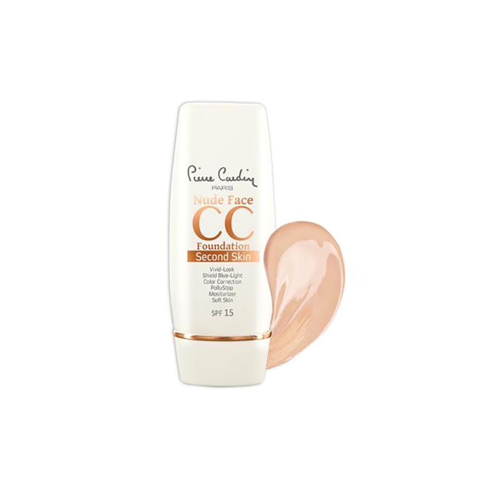 Pierre Cardin Paris Nude Face CC SPF15 Foundation, Color Correction, Moisturizer, 30ml, Medium 670