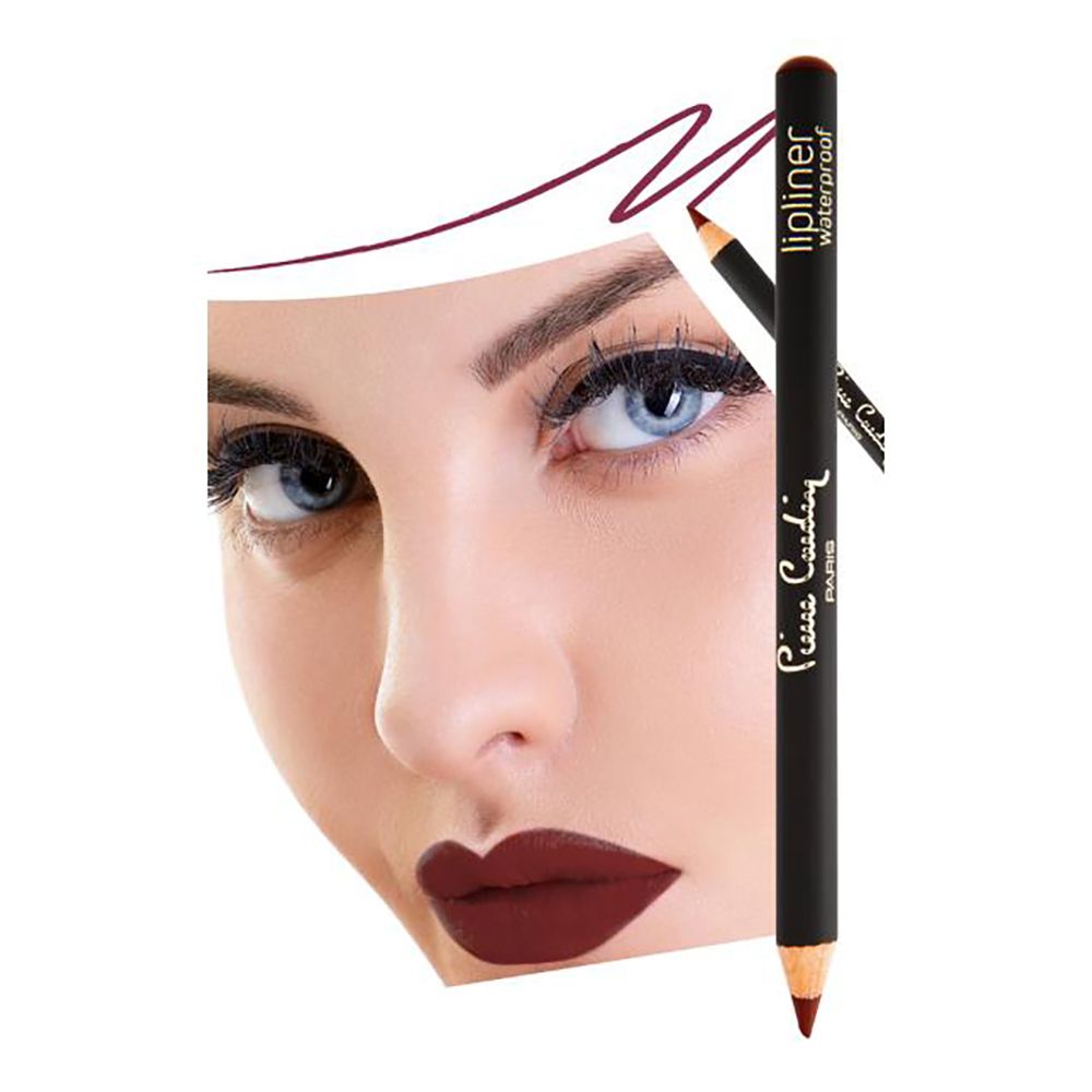 Pierre Cardin Paris Waterproof Lipliner, Free Of Mineral Oil And Preservatives, Nutshell 110