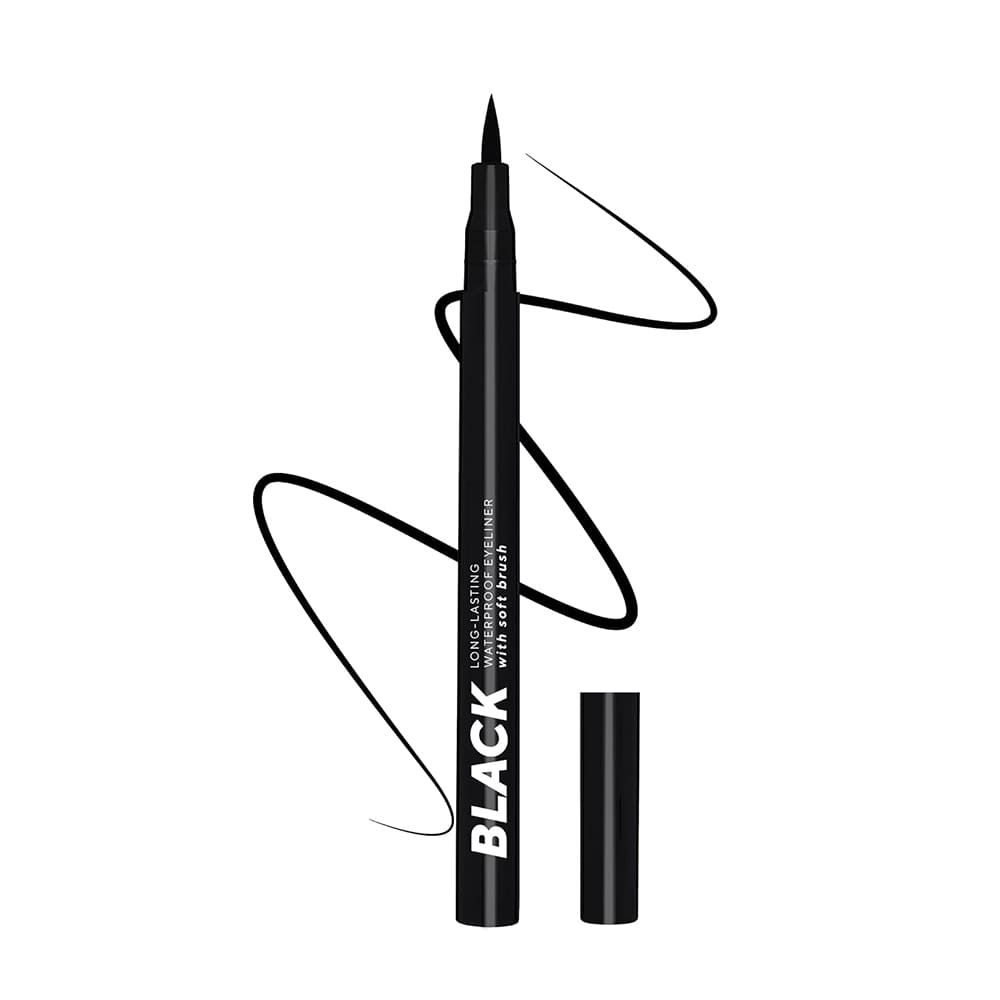 LAMEL Soft Brush Long Lasting Waterproof Eyeliner Pen, 401 Deep Black