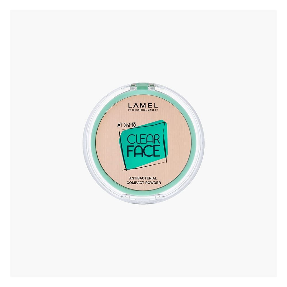 Lamel OhMy Clear Face Compact Powder, 9g, 403 Rosy Beige