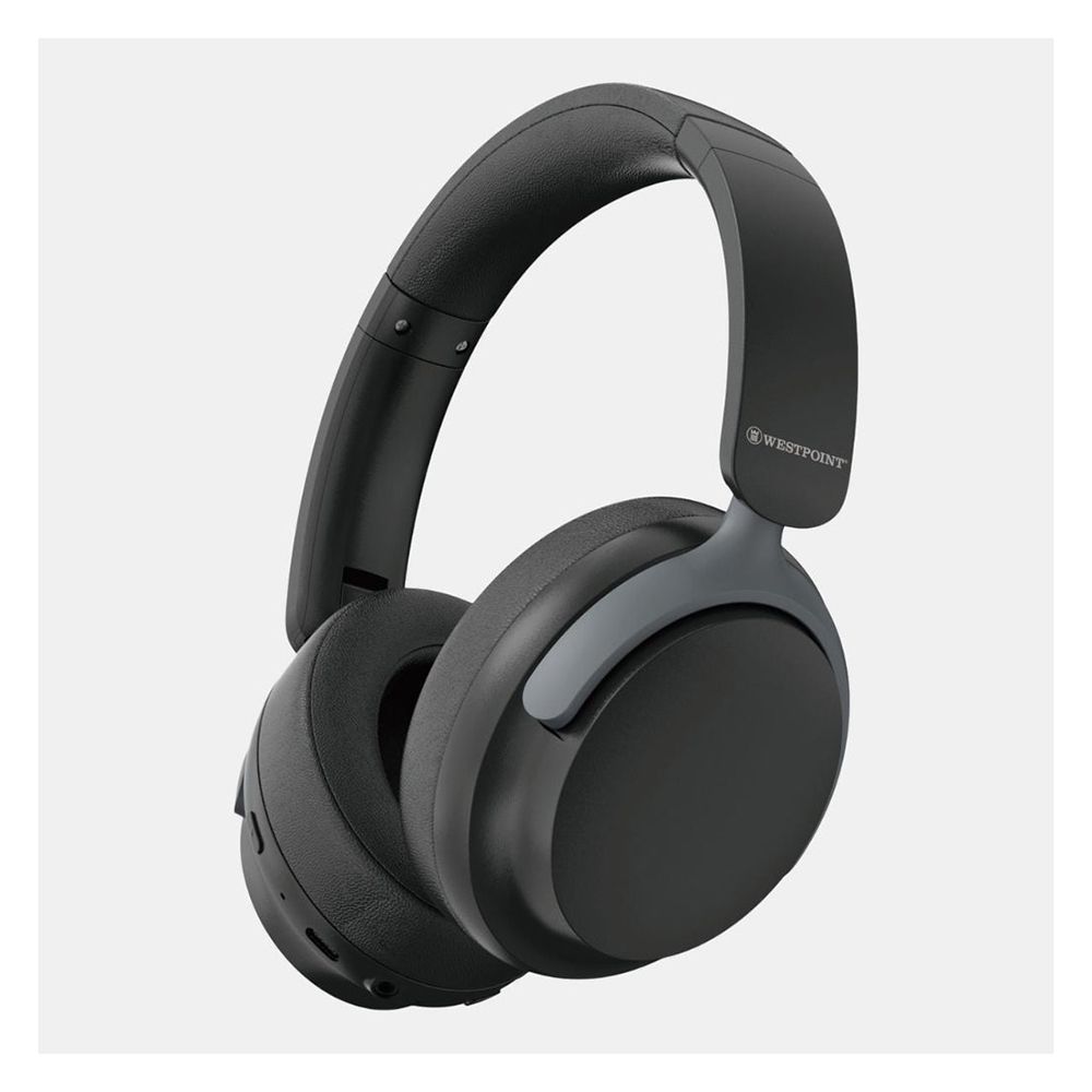 West Point ANC Wireless Headphone, Black, WP-200