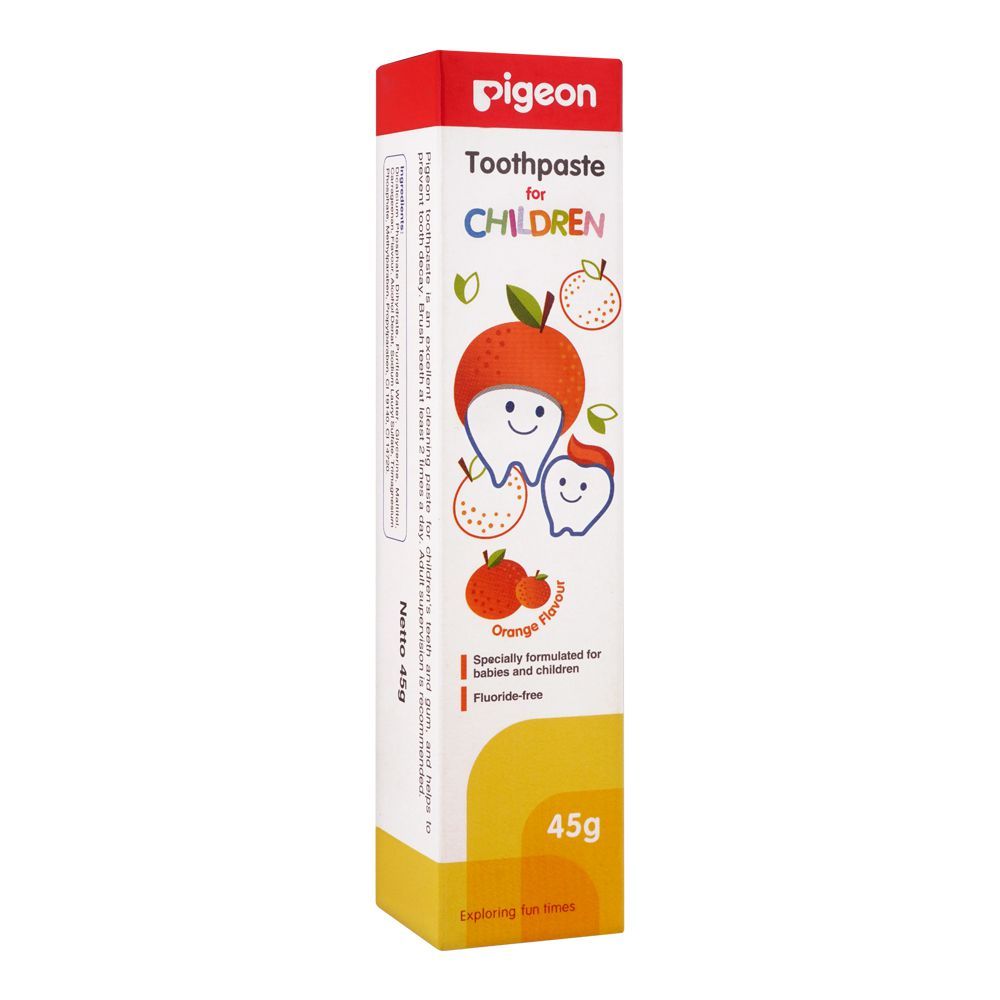 Pigeon Orange Flavour Children Toothpaste, 45g