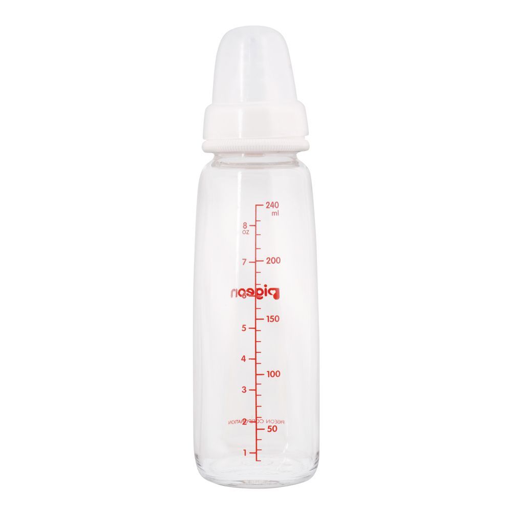 Pigeon Peristaltic Nipple Glass Bottle 240ml A-482