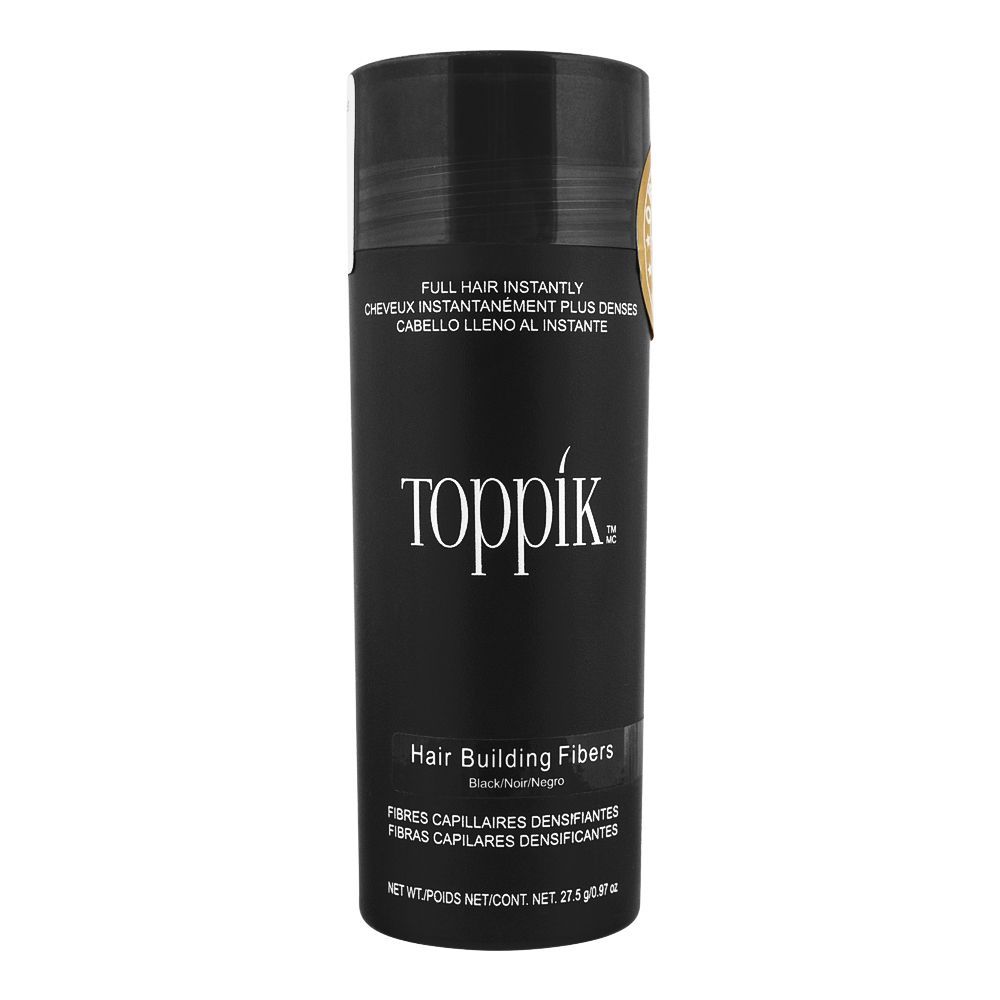 Toppik Hair Building Fibers, Black, 27.5g