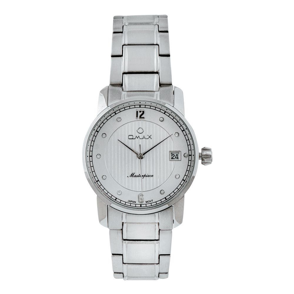 Omax Women's Masterpiece Silver Round Dial With Bracelet Analog Watch, ML25P66I