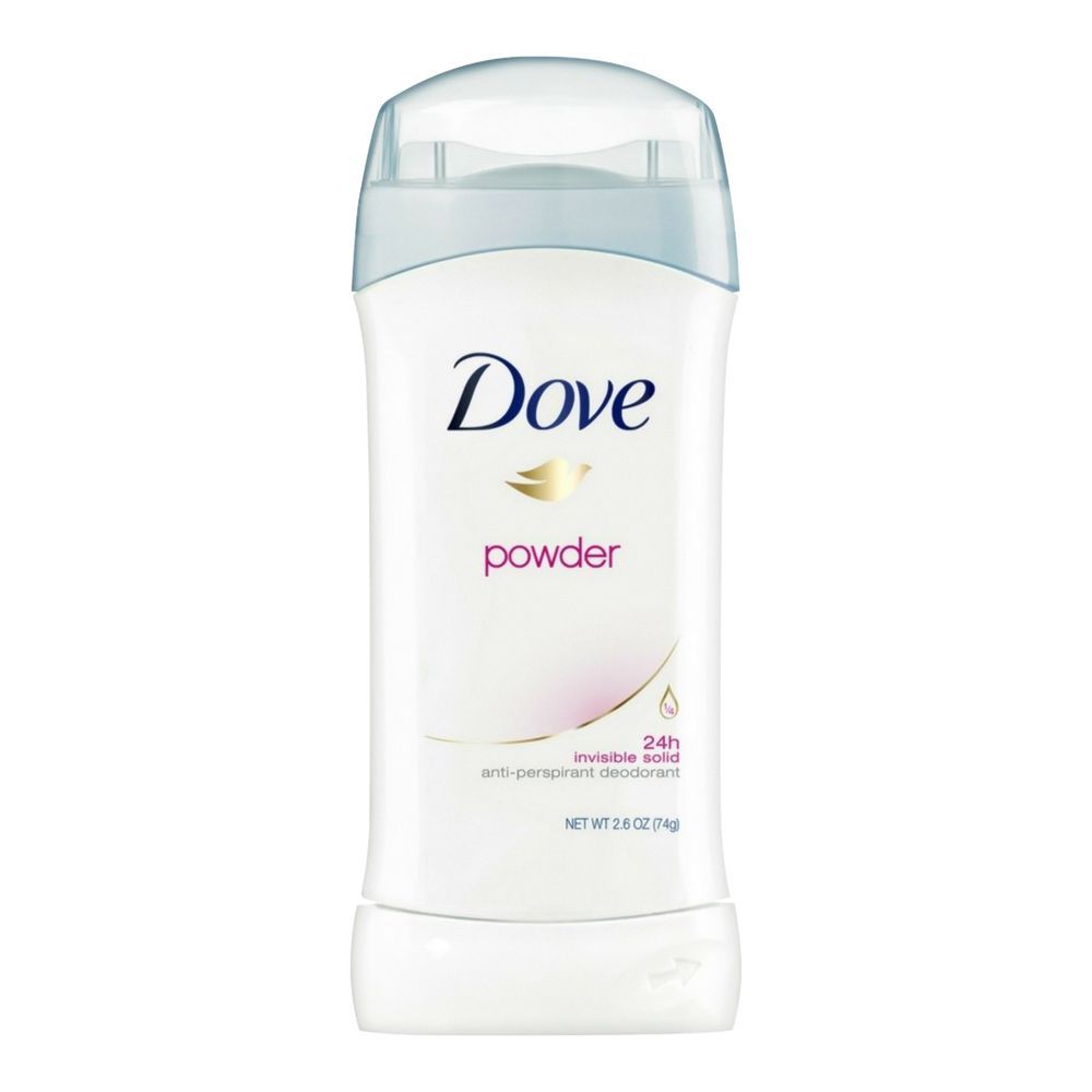 Dove Powder 24H Invisible Solid Anti Perspirant Deodorant Stick, For Women, 74g