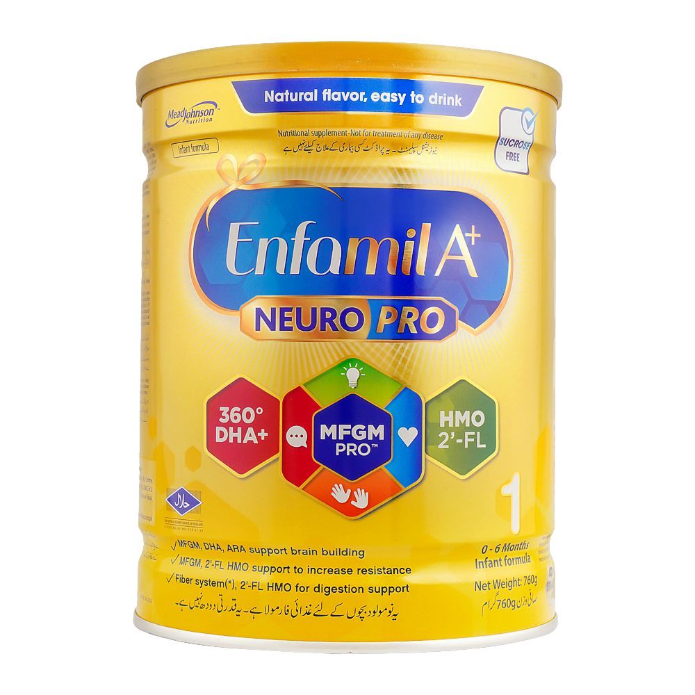 Enfamil A+, Stage 1, Starter Infant Formula, 760g