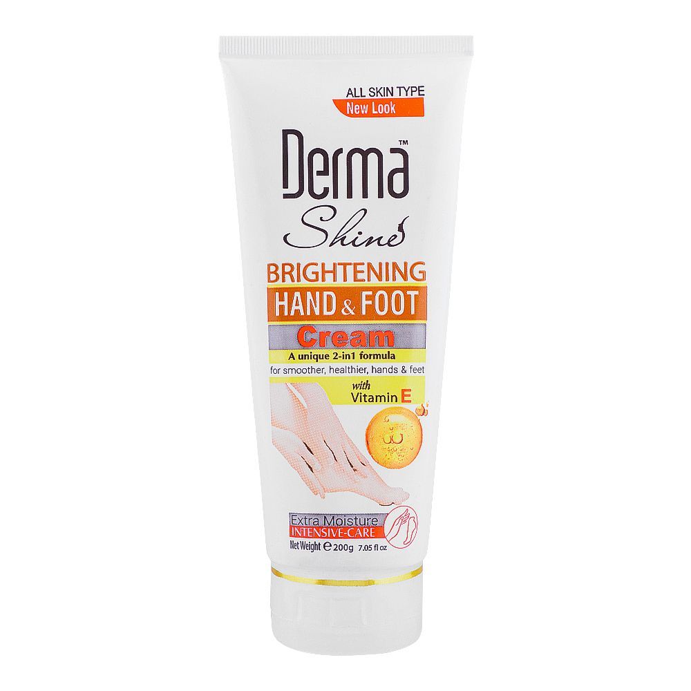 Derma Shine Whitening Vitamin E Hand & Foot Cream, 200g