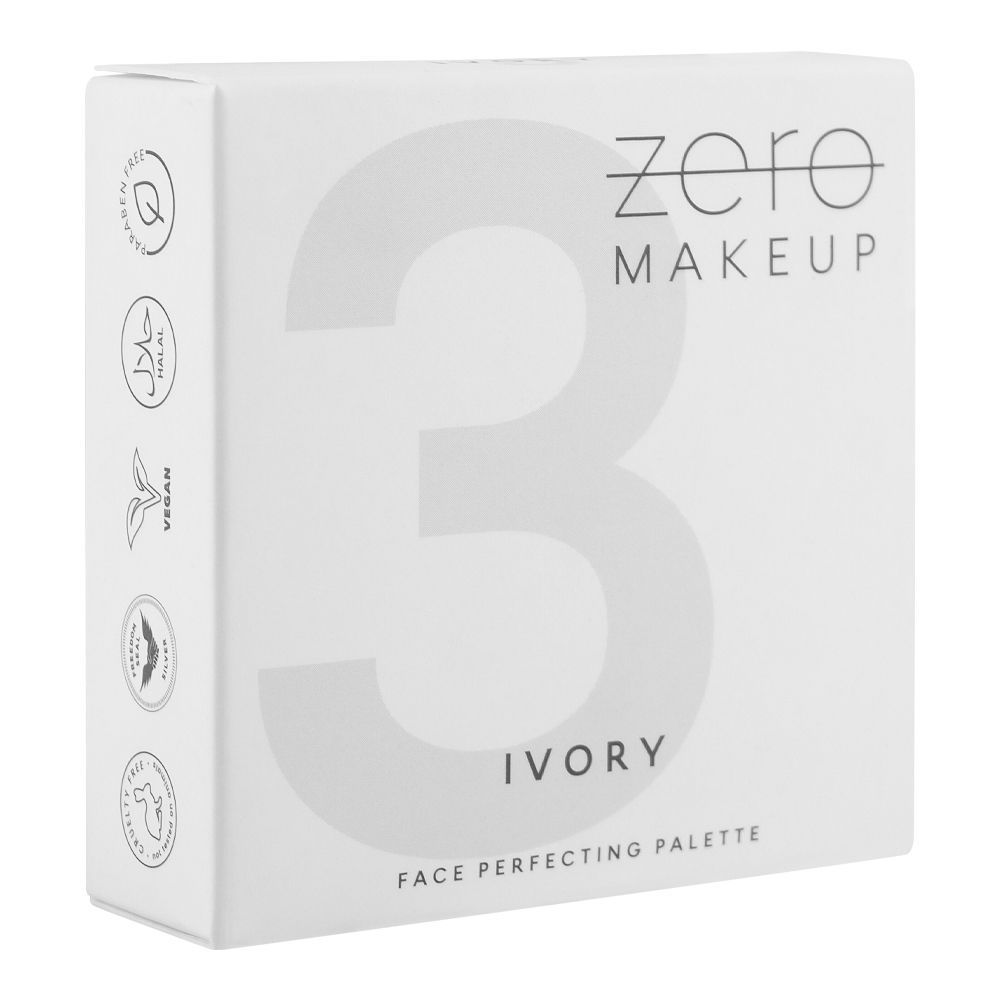 Buy Zero Makeup Face Perfecting Palette, Ivory Online at Best Price in ...