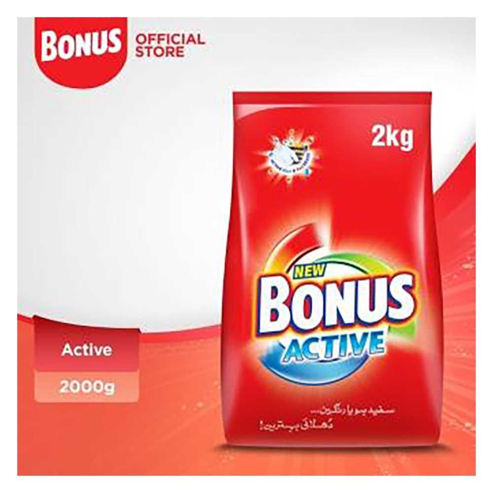 Bonus Active Detergent Powder 2000g