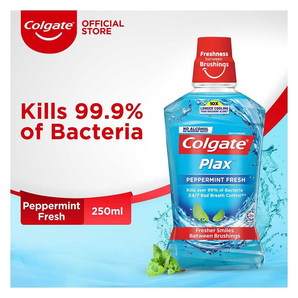 Colgate Plax Peppermint Fresh Mouthwash 250ml