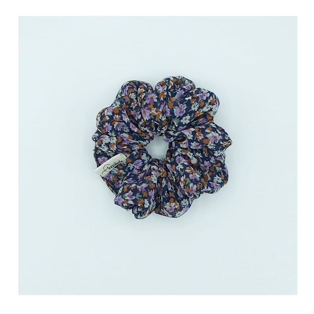 Sandeela Silk/Chiffon Classic Scrunchies Mauve, M03-02-1106