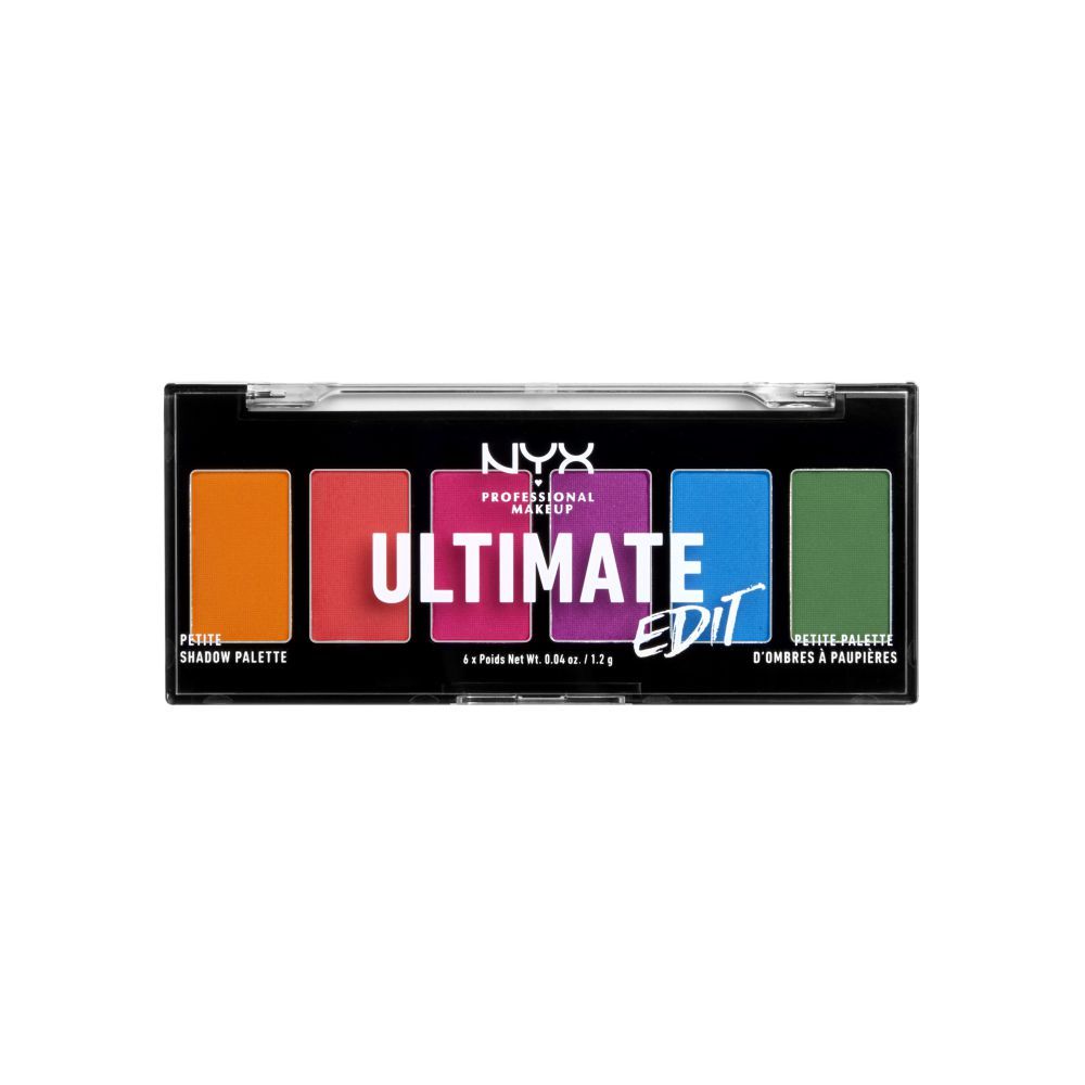 NYX Ultimate Edit Petite Shadow Palette, Brights