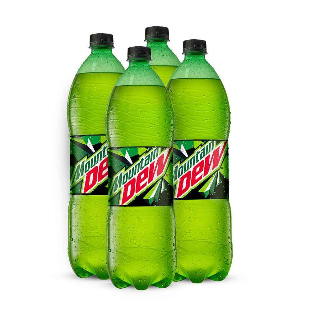 Mountain Dew 2.25 Liters, 4 Pieces