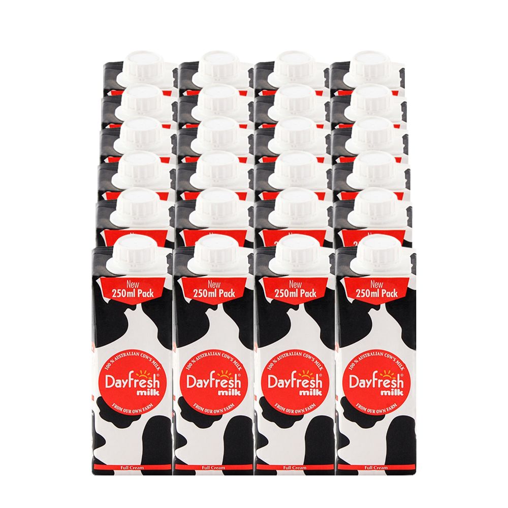 Day Fresh Full Cream Milk, 250ml Each, 24-Pack