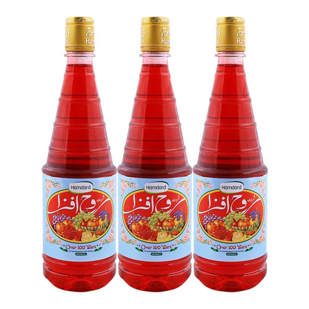 Rooh Afza Drink (Sharbat) Syrup, 800ml Each, 3-Pack