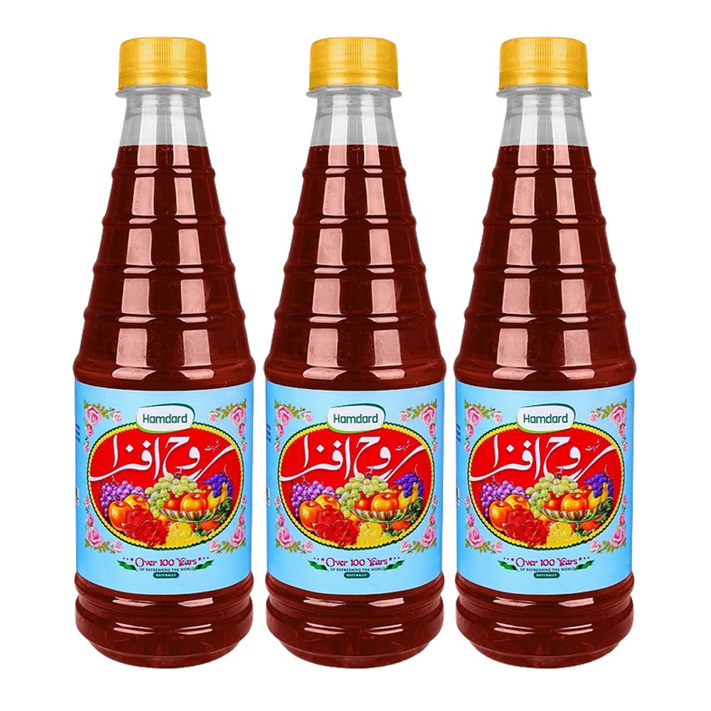 Rooh Afza Drink (Sharbat) Syrup, 425ml Each, 3-Pack