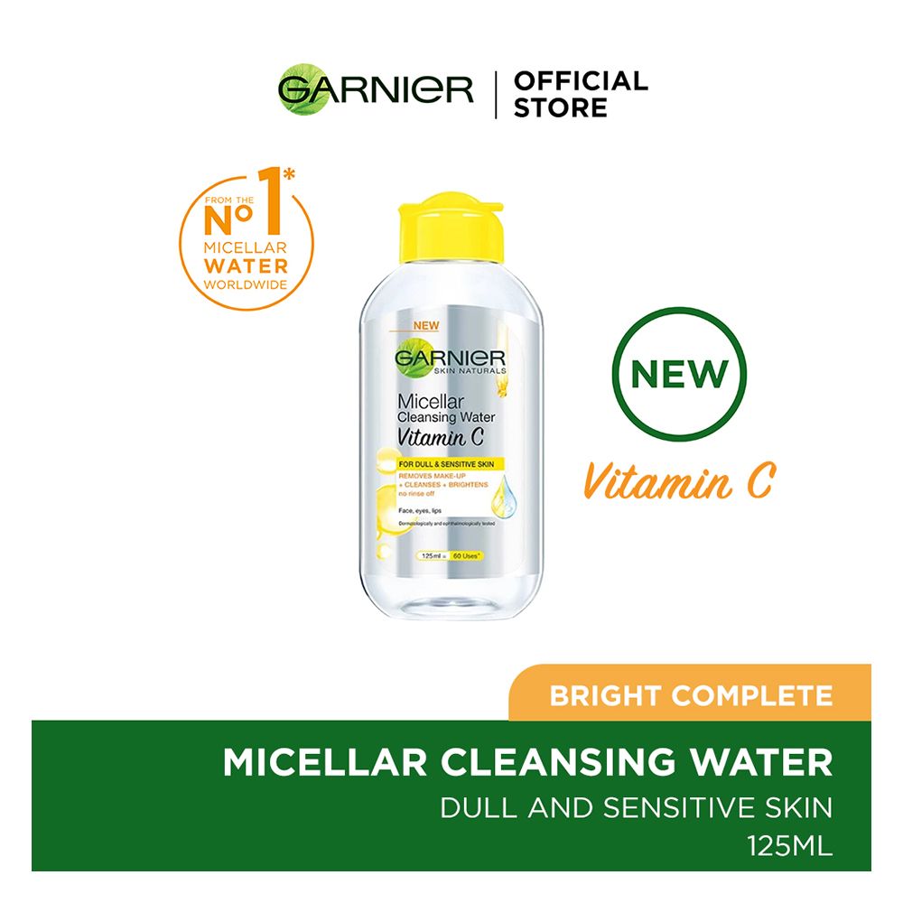 Garnier Skin Naturals Vitamin C Micellar Cleansing Water, 125ml