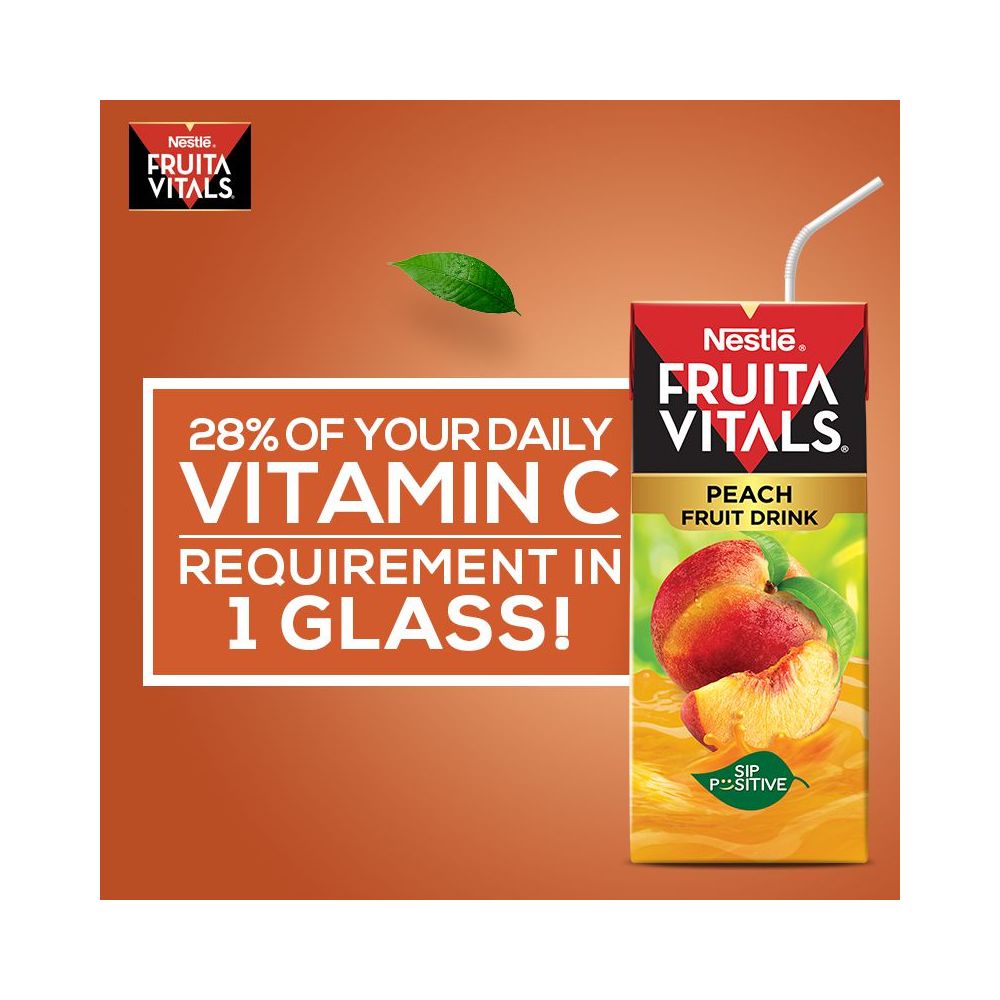 Nestle Fruita Vitals Peach Fruit Nectar 200ml