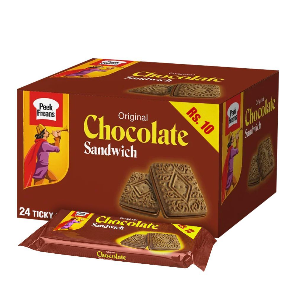 Peek Freans Chocolate Sandwich, 24-Tikky Pack