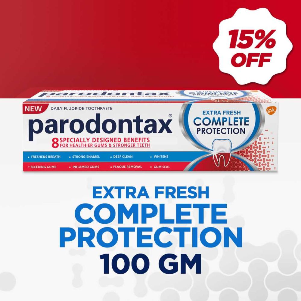 Parodontax Extra Fresh Complete Protection Toothpaste, 100gm - Saver Pack