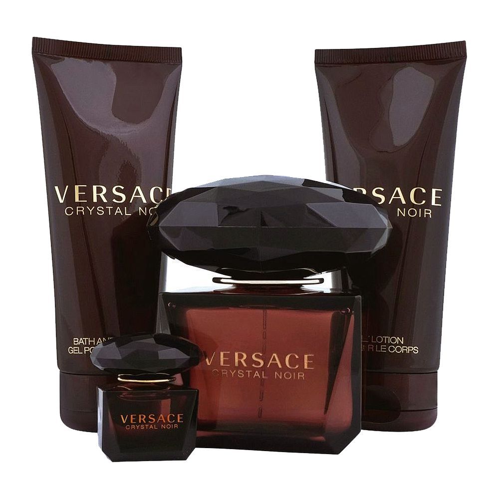 Purchase Versace Crystal Noir Perfume Set For Women, EDT 90ml