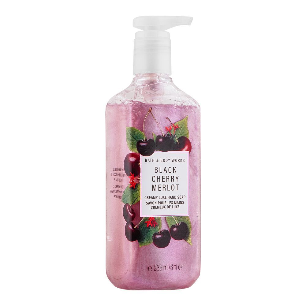 Bath & Body Works Black Cherry Merlot Creamy Luxe Hand Soap, 236ml