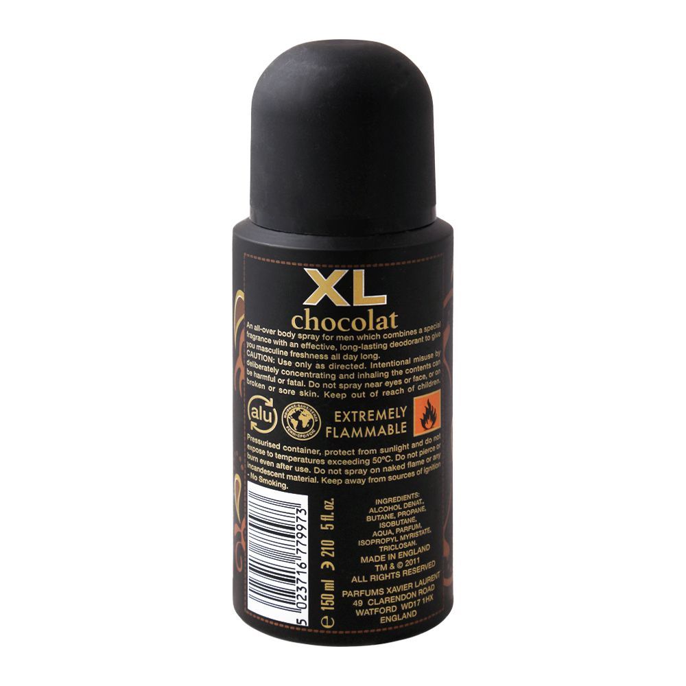 Buy Xavier Laurent Chocolat L'Homme Men Deodorant Body Spray, 150ml ...