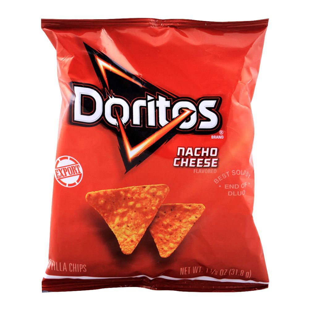 Buy Doritos Nacho Cheese Tortilla Chips Imported  31 8g 1 25oz Online  