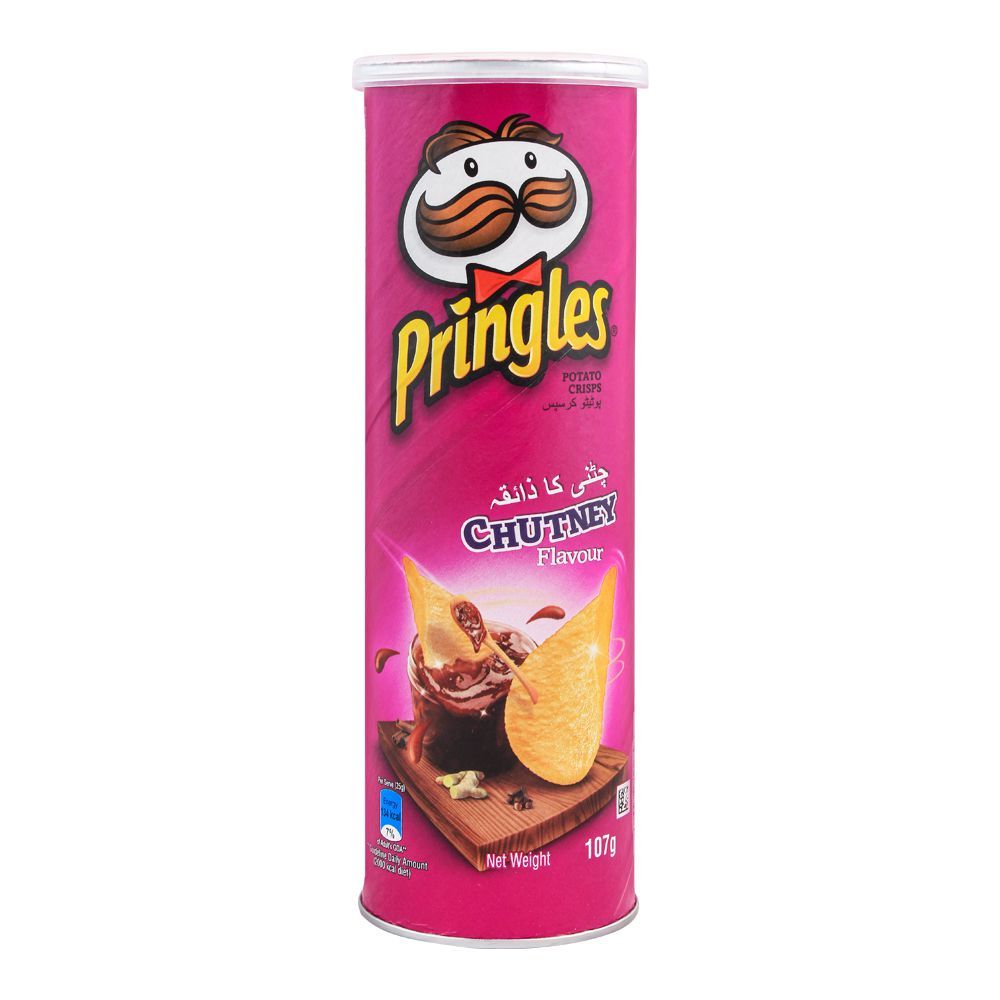 Order Pringles Potato Crisps, Chutney Flavor, 107g Online at Special ...