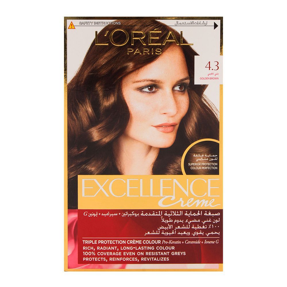 Order L'Oreal Paris Excellence Hair Color Golden Brown 43