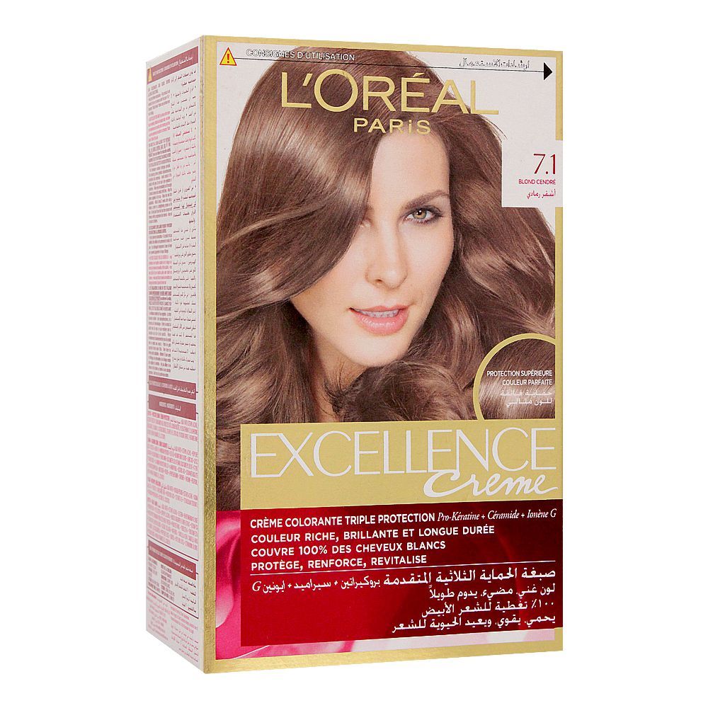 Buy L'Oreal Paris Excellence Creme Hair Colour, Ash Blond  Online at  Best Price in Pakistan 