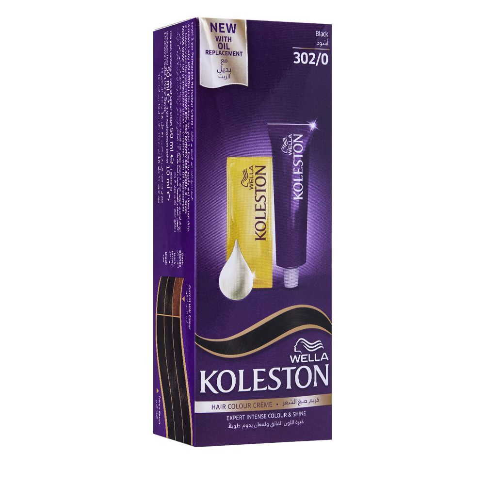 Buy Wella Koleston Hair Color Creme, 302/0, Black Online at Best Price in  Pakistan 