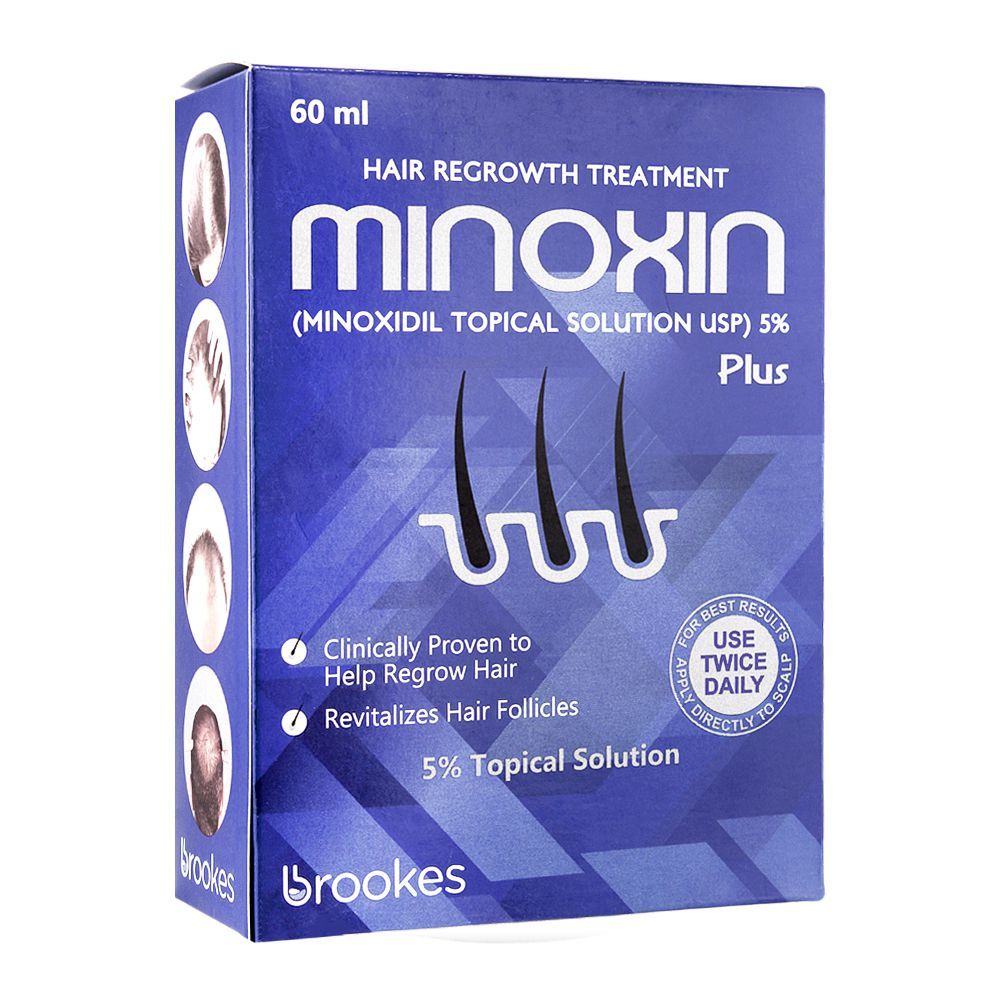 Buy Minoxin Hair Regrowth Treatment, Minoxidil 5% Tropical Solution, 60ml  Online at Best Price in Pakistan 