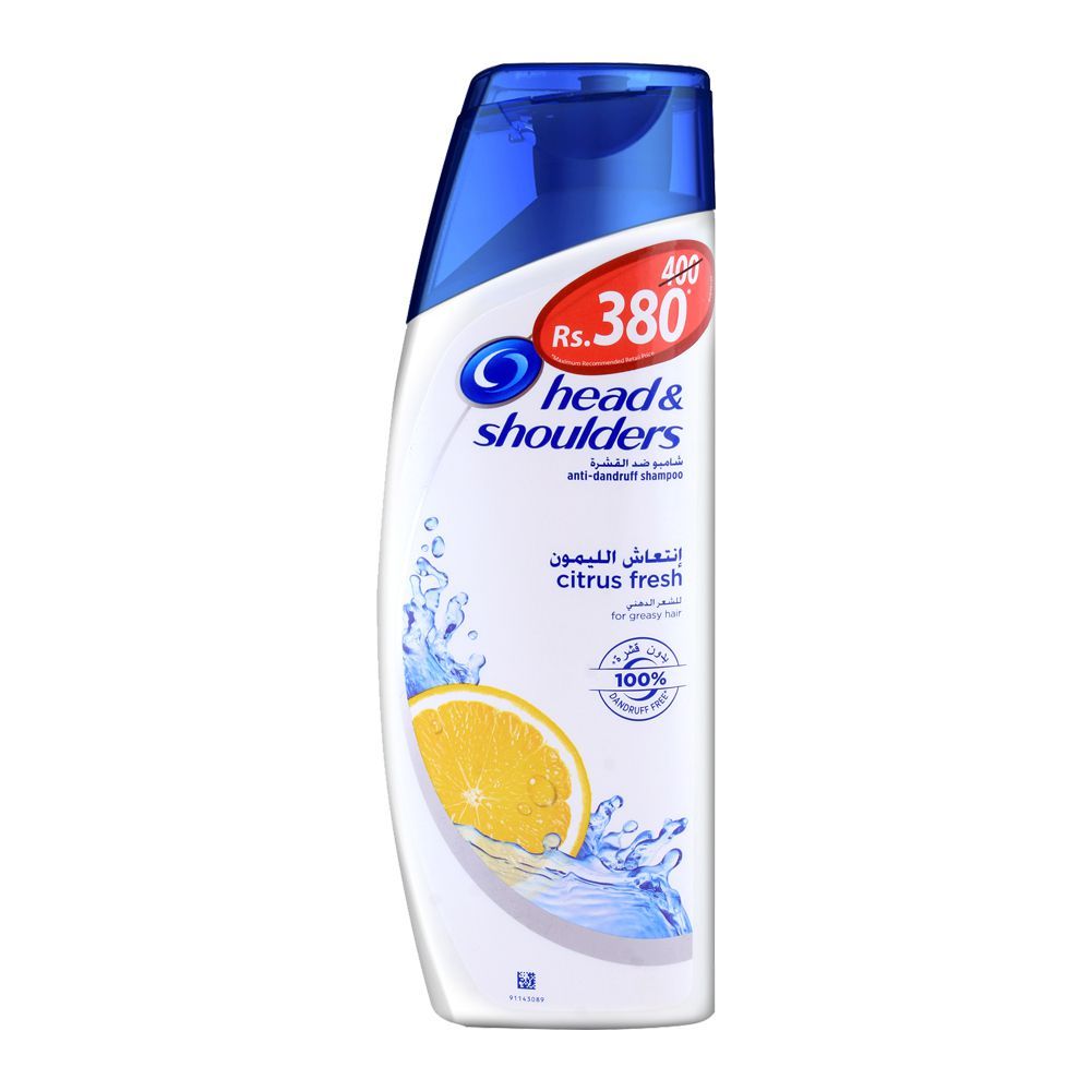 Buy Head & Shoulders Citrus Fresh Anti-Dandruff Shampoo 400ml Online at ...