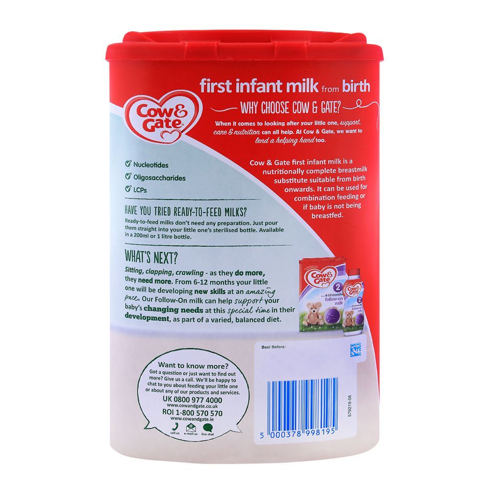 Buy Cow & Gate First Infant Milk No. 1, 900gm Online at ...
