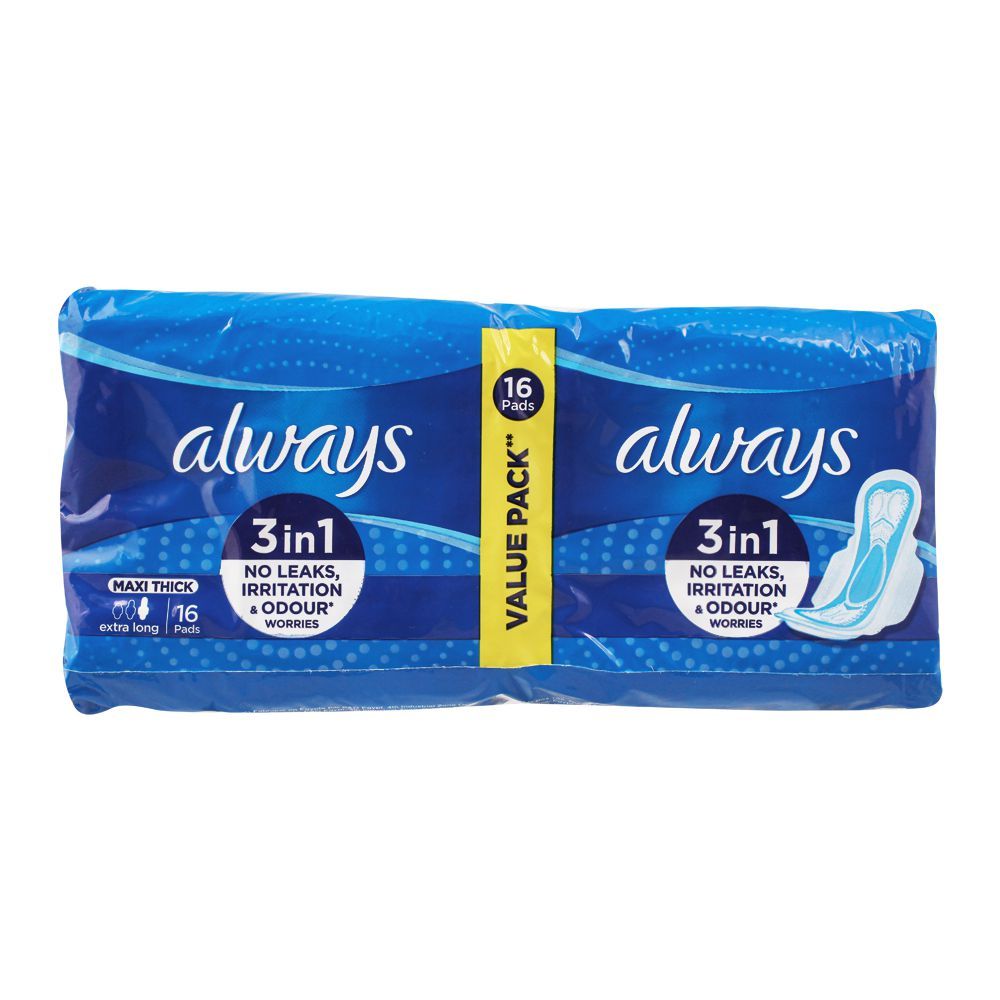 Buy Always Maxi Thick Extra Long 16 Pads Value Pack Online at Best ...