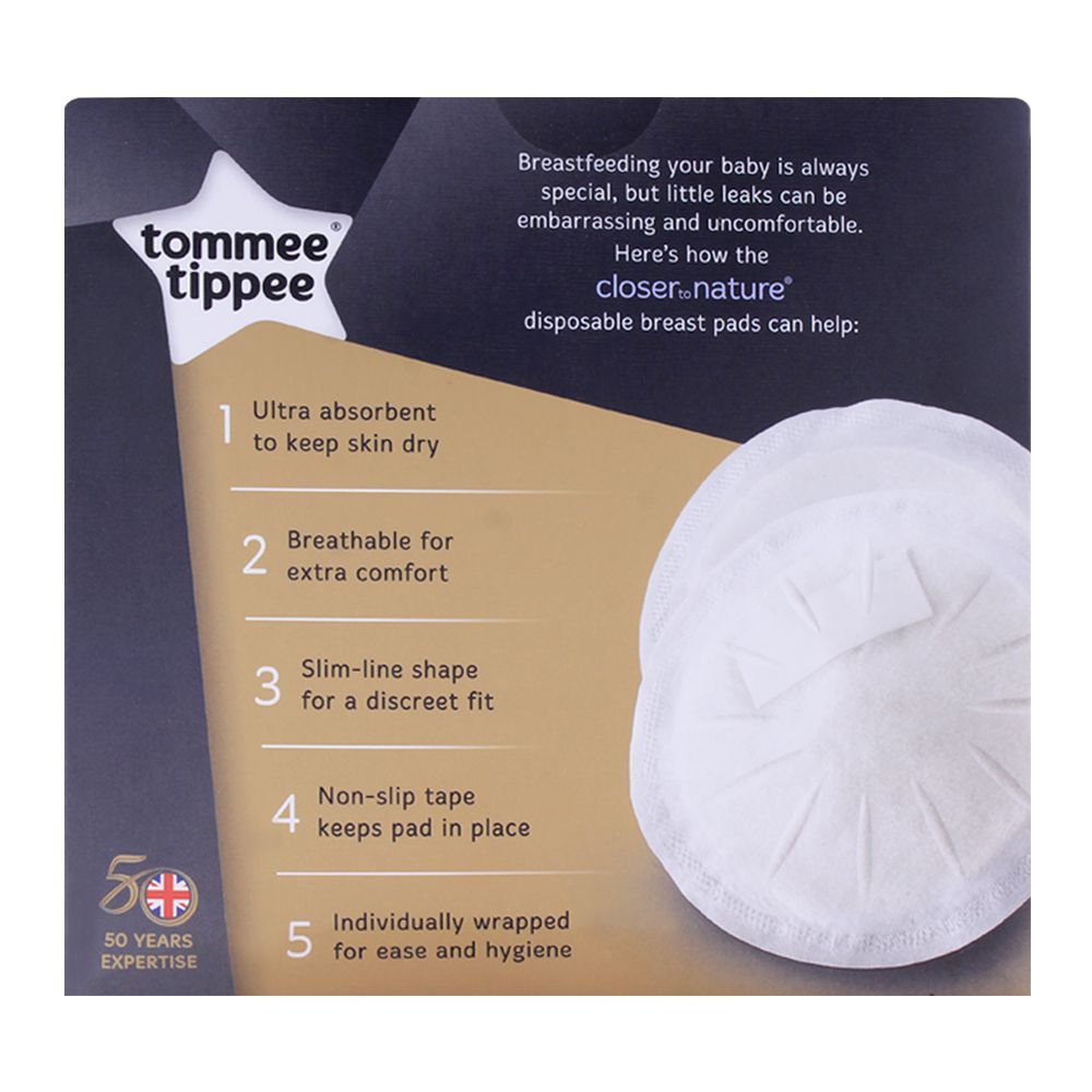 Tommee Tippee Disposable Breast Pads, 50-Count