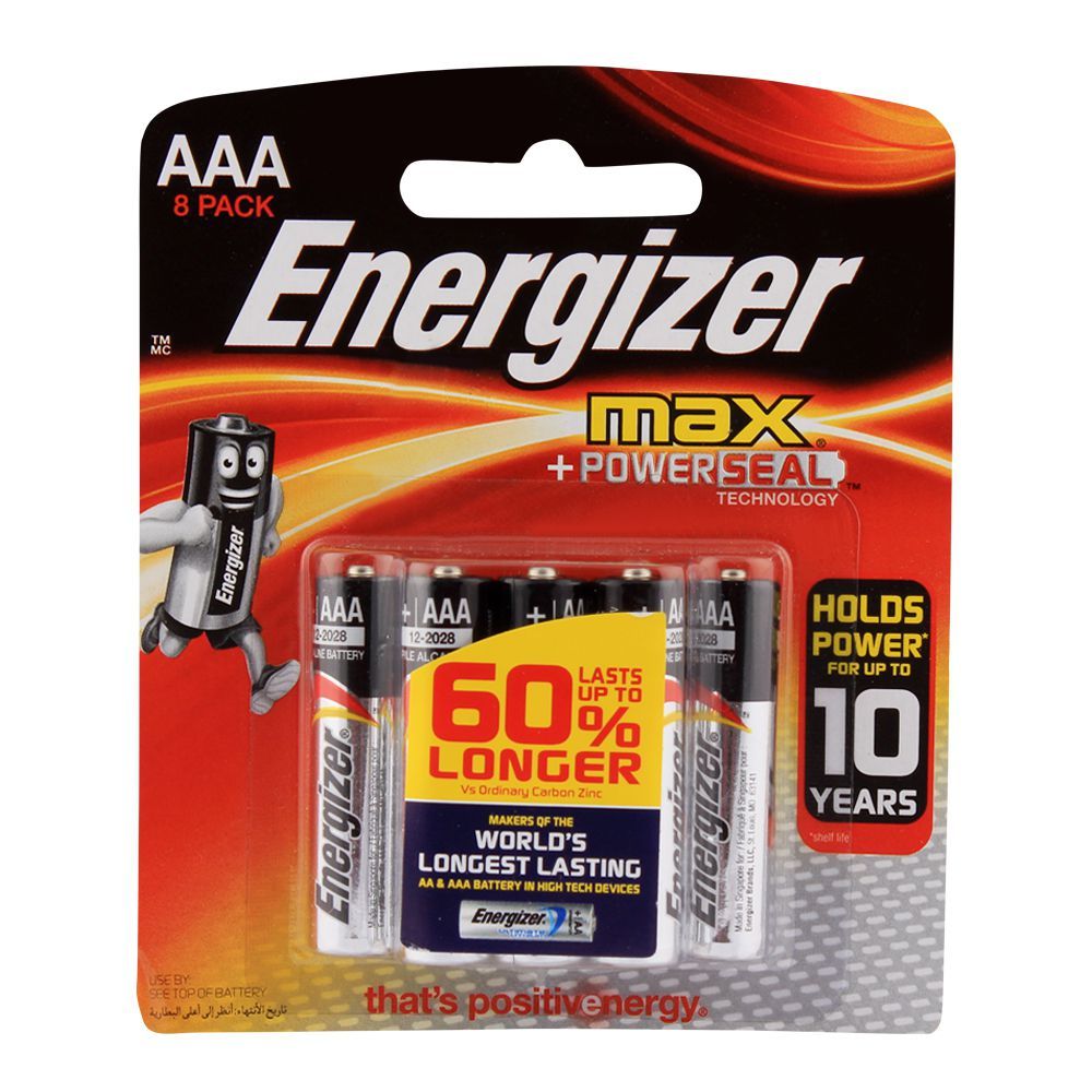 Discrimineren Necklet excelleren Buy Energizer AAA Batteries 8-Pack BP-8 Online at Best Price in Pakistan -  Naheed.pk
