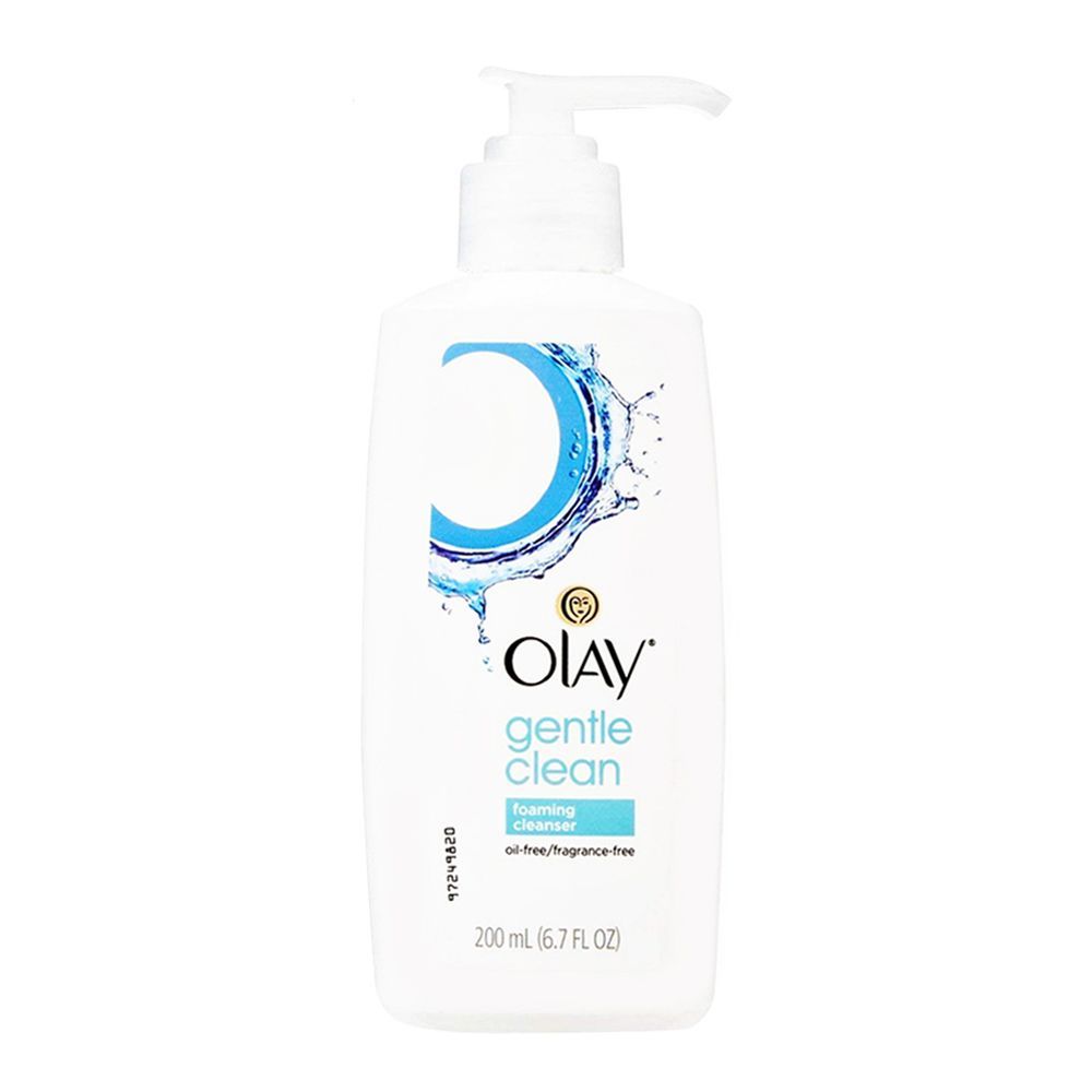 Clean 6. Olay Cleanse gentle Foaming Cleanser.