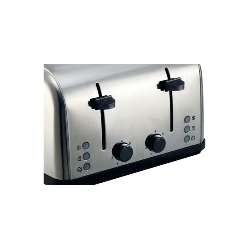 Black & Decker ET304-B5 4 Slice 1800 Watts S/Steel Toaster