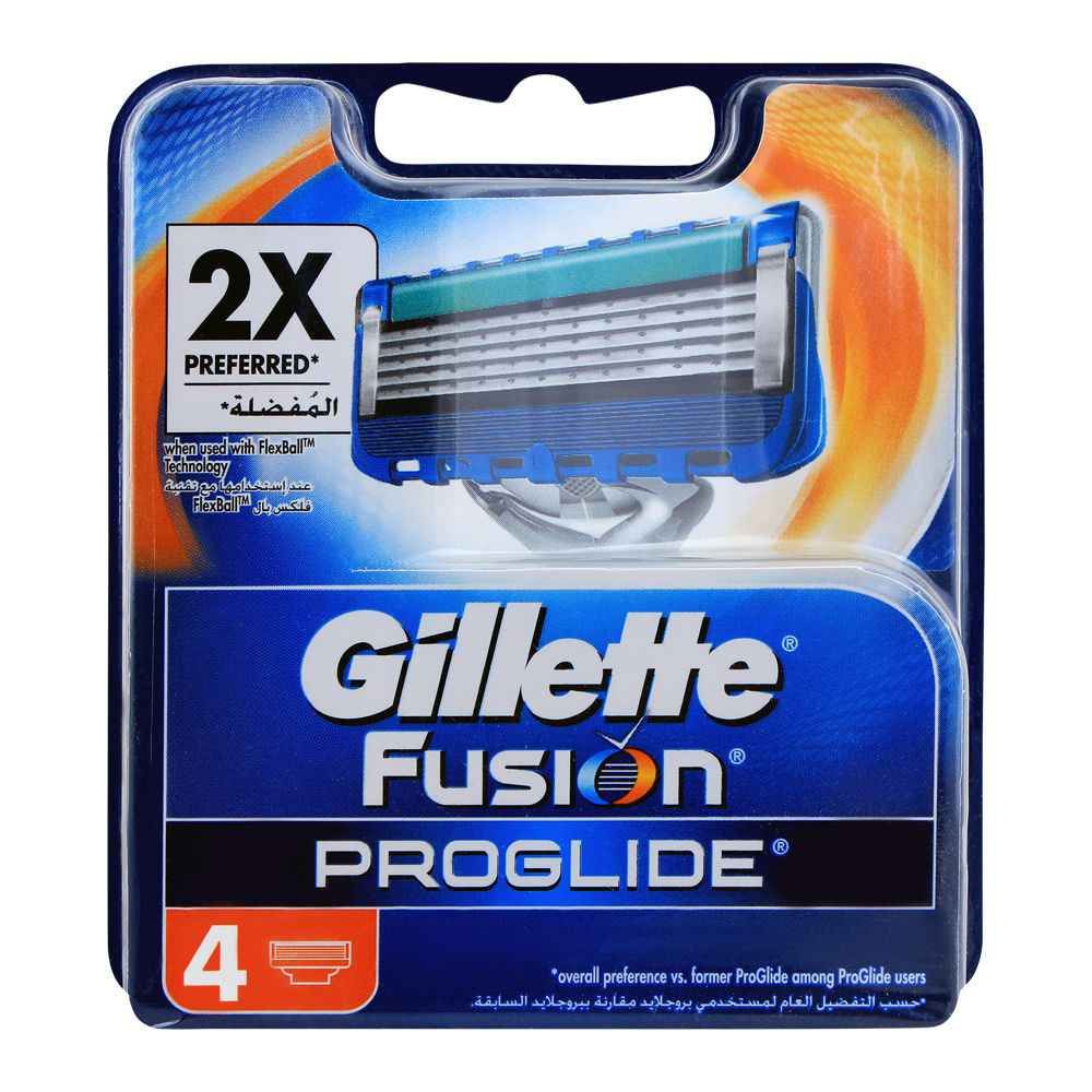 Purchase Gillette Fusion Proglide Cartridges Razor Blades 4 Pack Online At Special Price In