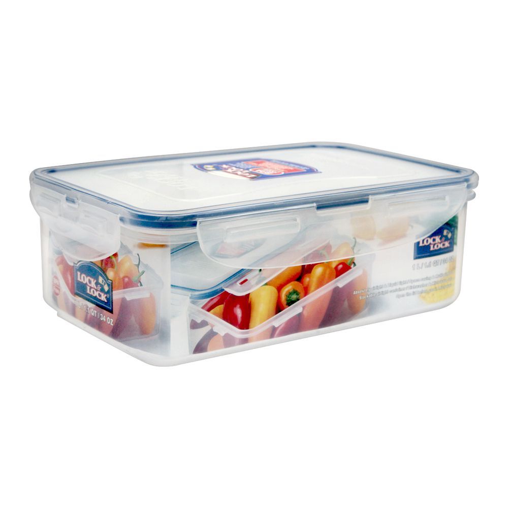 Lock & Lock 1L Food Storage Container - Rectangular HPL817