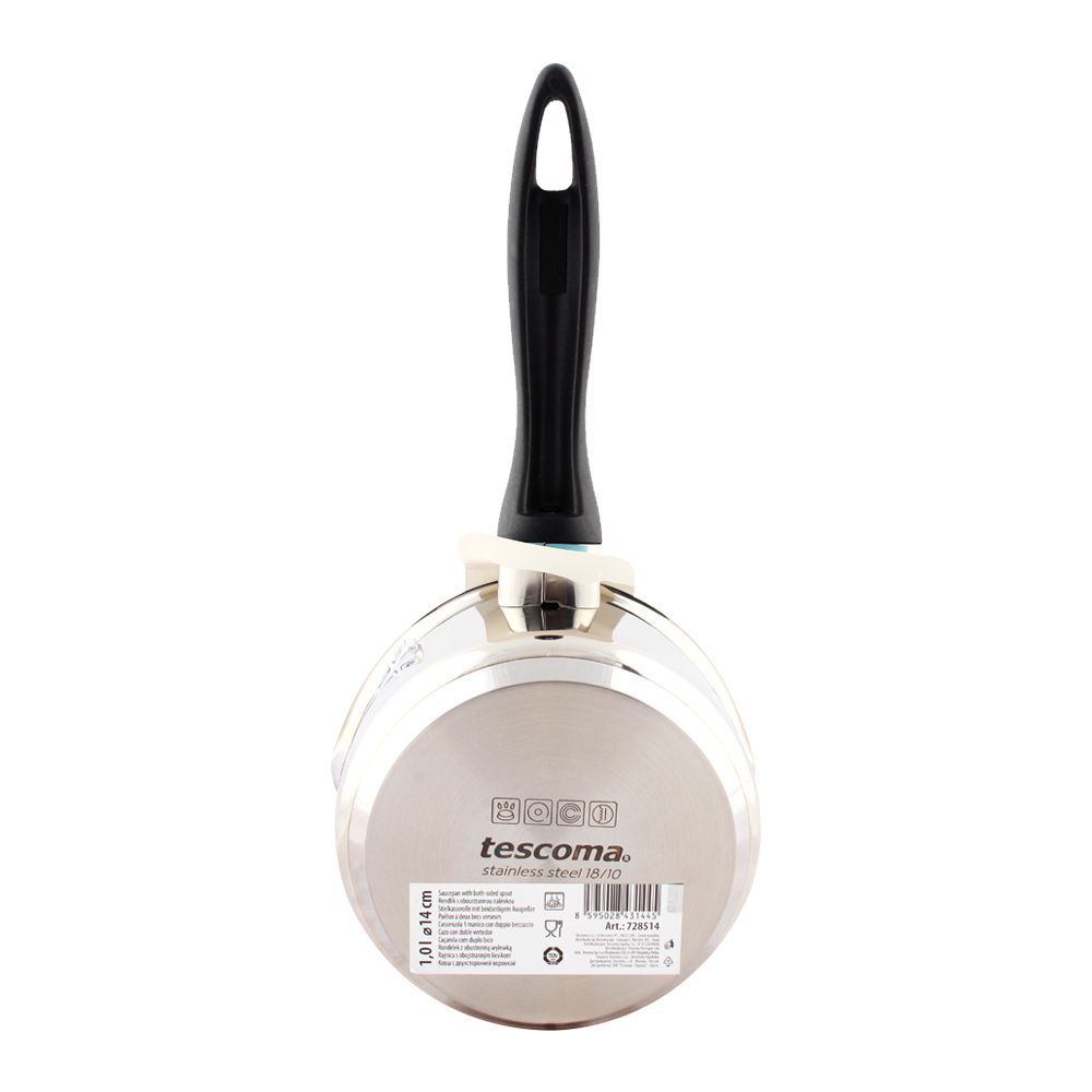 Tescoma Presto Saucepan 14 cm/ 1.0 Litre with Both-sided Spout 