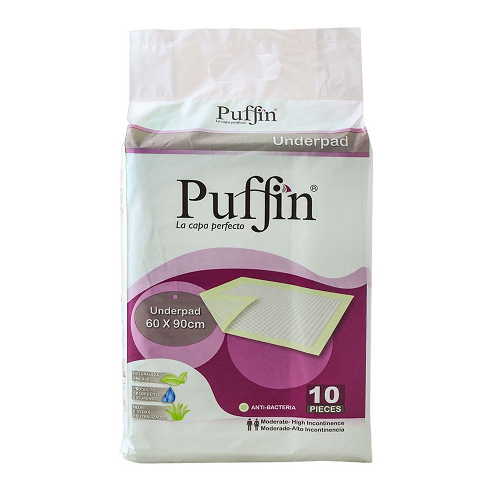 Purchase Puffin Underpad, 60x90cm, 10-Pack Online at Best Price in Pakistan  
