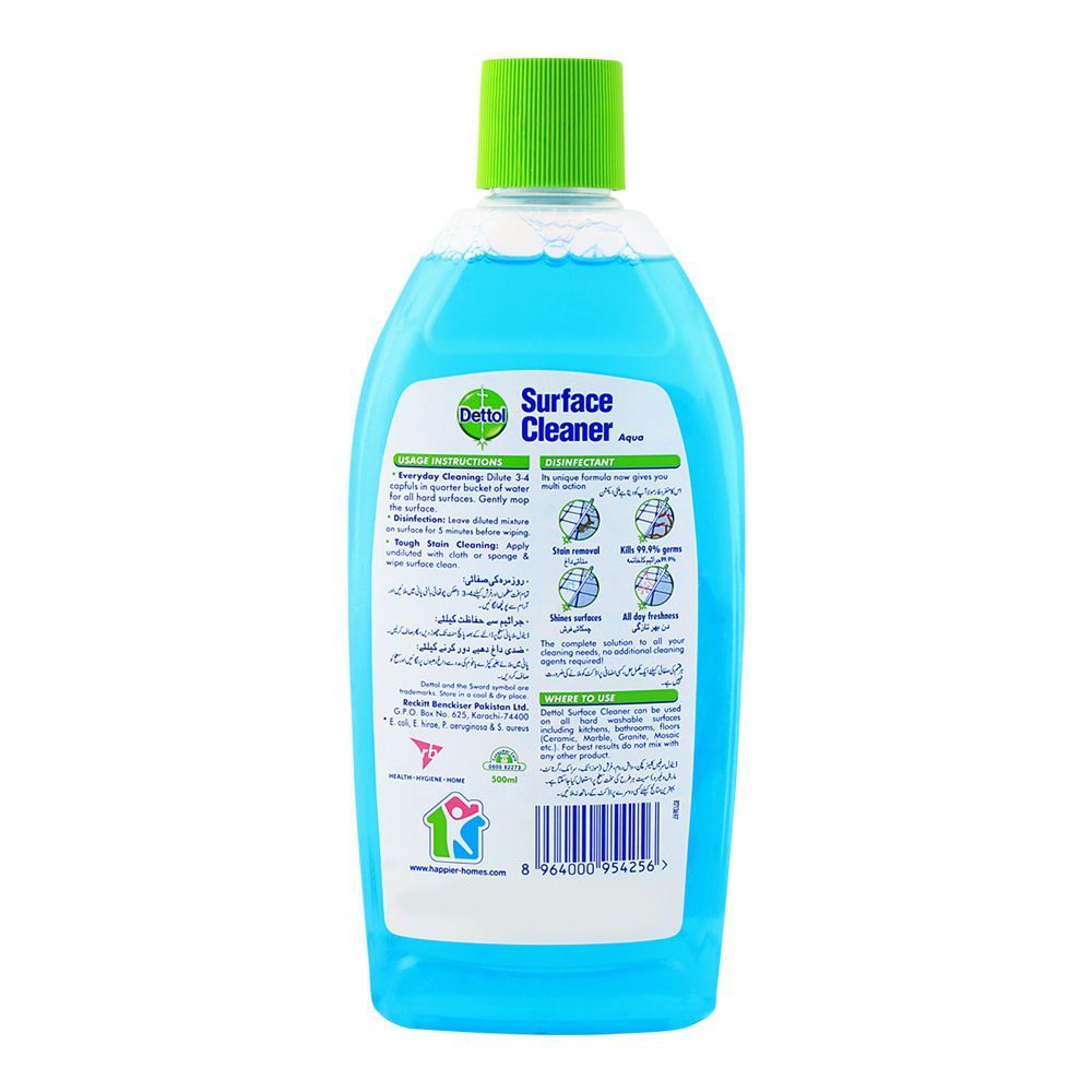 Purchase Dettol Surface Cleaner Aqua 500ml Online at Best Price in ...