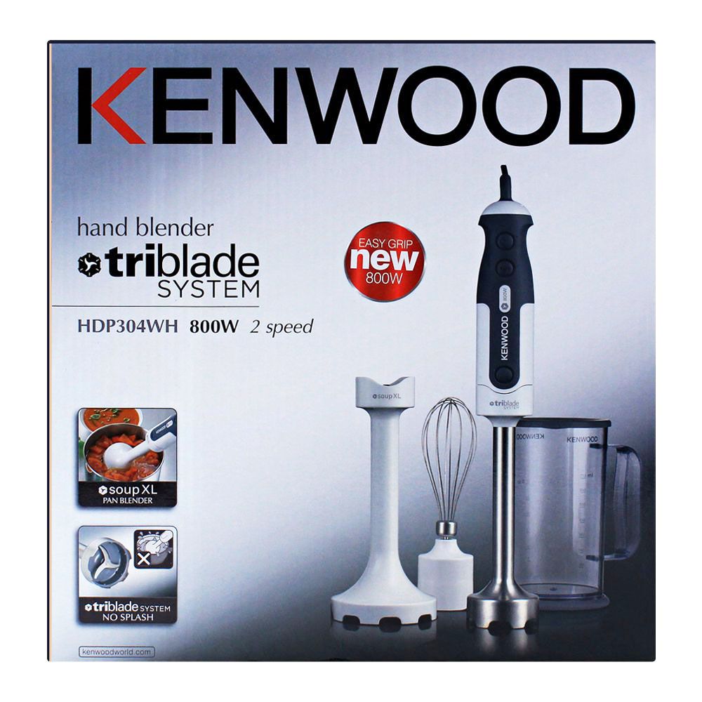 Purchase Kenwood Hand Blender, TriBlade System, 2Speed, 800W, HB304 Online at Best Price in